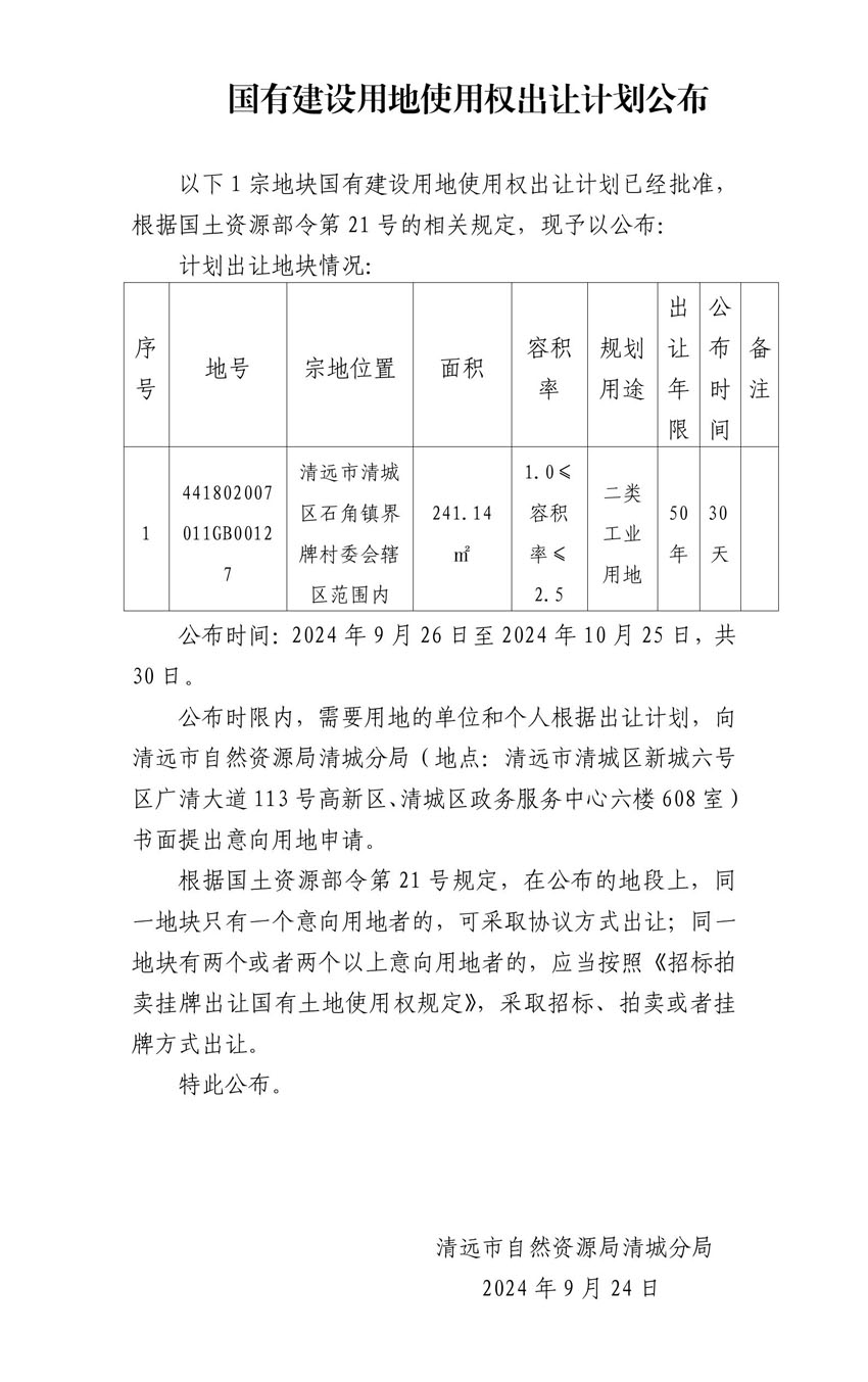 國有建設用地使用權(quán)出讓計劃公布.jpg